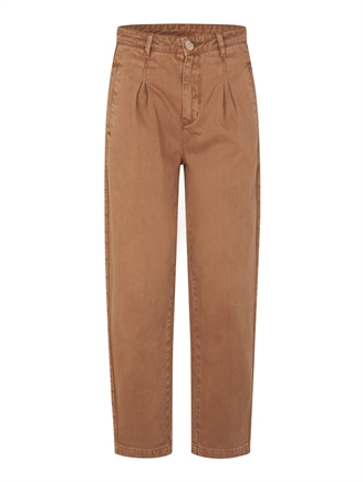 Rabens Saloner Ama Canvas drill bag pant Toasted